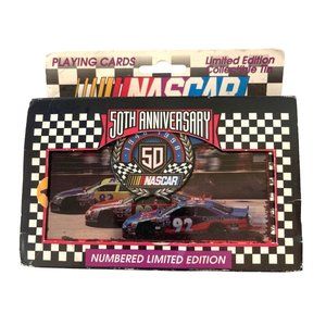 Nascar 50th Anniversary Commemorative Playing Card Decks Collector Tin #33,817